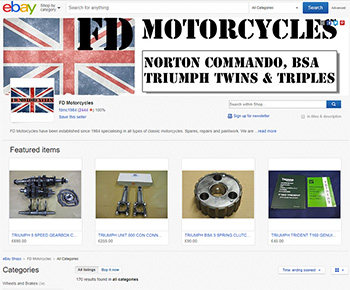 classic triumph motorcycle spares